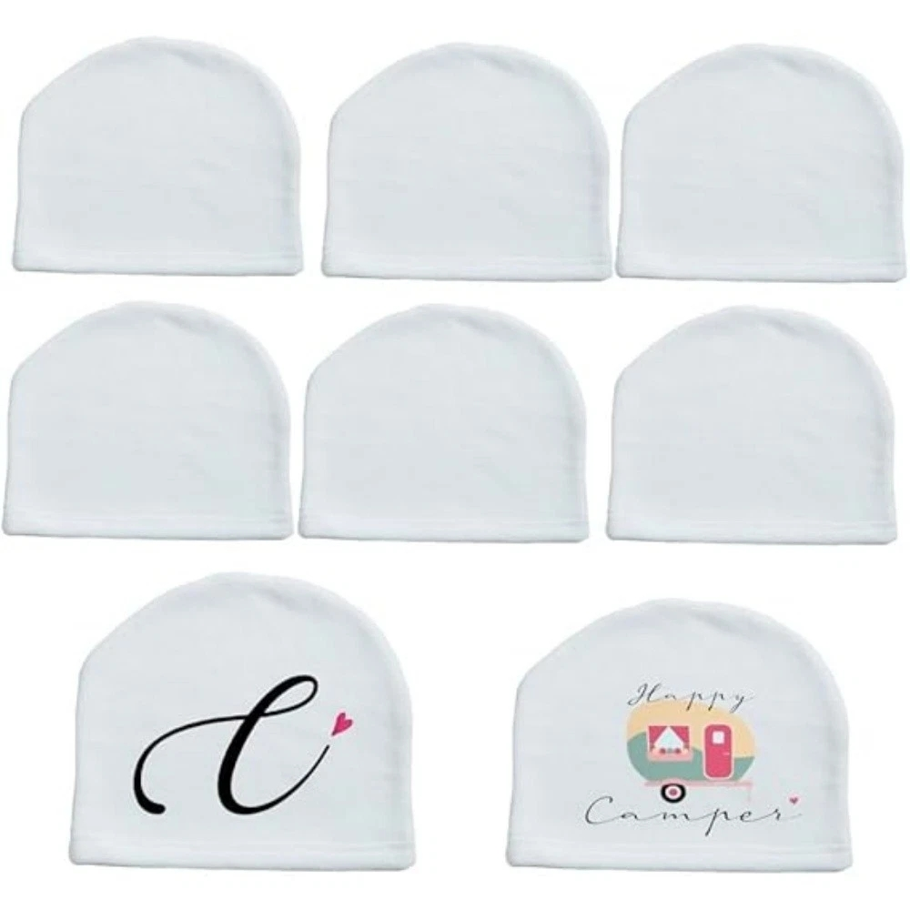 Hat Sublimation Blank - 20er-Pack Sublimationsrohling, Unisex, gestrickt, weich, warm,