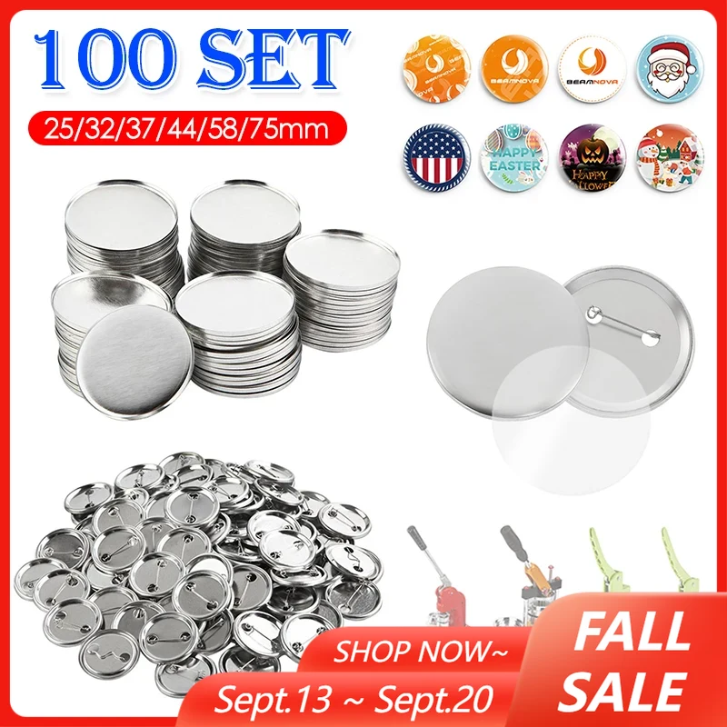 Button Badge Blank - 100Set leere Abzeichen Pin Button Maker