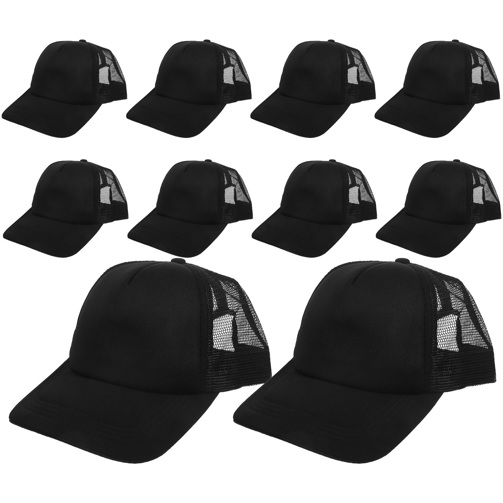 Hat Sublimation Blank - 10 Stück leere Baseballkappen, Mesh-Sublimationskappen, zum